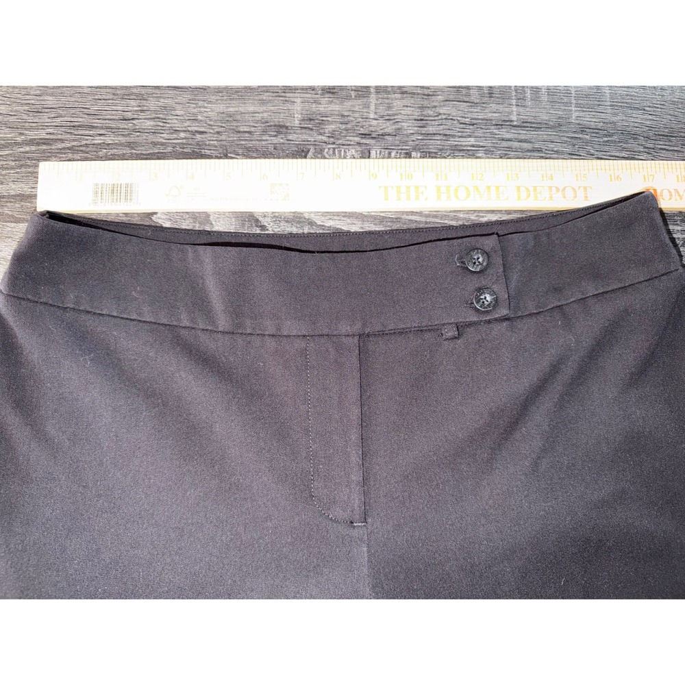 Lot of 2 Gloria Vanderbilt The Perfect Fit Dress Pants Brown Black Size 12 Women - Picture 8 of 12